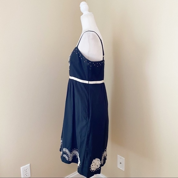 Anthro Moulinette Soeurs Atwitter Embroidered Dress - 10 - Picture 4 of 15